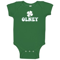 Olney Irish Town City Illinois Baby One Piece Olney Irish Town City Illinois Baby One Piece