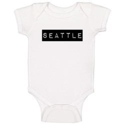 Seattle Popular City Baby One Piece Seattle Popular City Baby One Piece