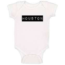 Houston Popular City Baby One Piece Houston Popular City Baby One Piece