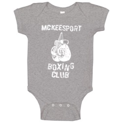 Mckeesport Boxing Club City Baby One Piece Mckeesport Boxing Club City Baby One Piece