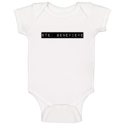 Ste Genevieve Popular City Baby One Piece Ste Genevieve Popular City Baby One Piece