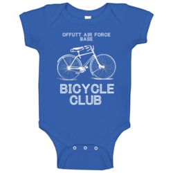 Offutt Air Force Base Bicycle Club City Baby One Piece Offutt Air Force Base Bicycle Club City Baby One Piece