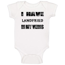 I Have Landfried In My Blood Last Name Baby One Piece I Have Landfried In My Blood Last Name Baby One Piece