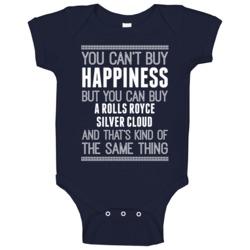 Buy A Rolls Royce Silver Cloud Happiness Car Lover Baby One Piece Buy A Rolls Royce Silver Cloud Happiness Car Lover Baby One Piece