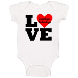 Love Radiologic Technology Subject Baby One Piece Love Radiologic Technology Subject Baby One Piece