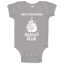 West Palm Beach Boxing Club City Baby One Piece West Palm Beach Boxing Club City Baby One Piece