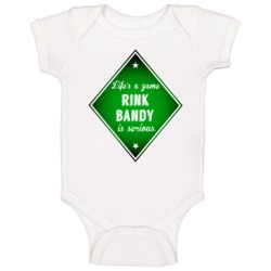 Lifes A Game Rink Bandy Is Serious Sport Baby One Piece Lifes A Game Rink Bandy Is Serious Sport Baby One Piece