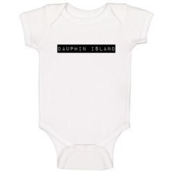Dauphin Island Popular City Baby One Piece Dauphin Island Popular City Baby One Piece