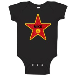 Mike Hollywood Walk Of Fame Star Name Baby One Piece Mike Hollywood Walk Of Fame Star Name Baby One Piece