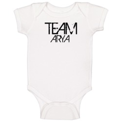 Team Sports Last First Name Arya Baby One Piece Team Sports Last First Name Arya Baby One Piece