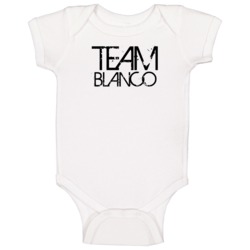 Team Sports Last First Name Blanco Baby One Piece