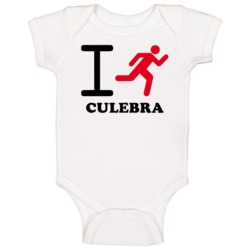 I Run Culebra Puerto Rico Cool City Baby One Piece I Run Culebra Puerto Rico Cool City Baby One Piece