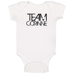 Team Sports Last First Name Corinne Baby One Piece Team Sports Last First Name Corinne Baby One Piece