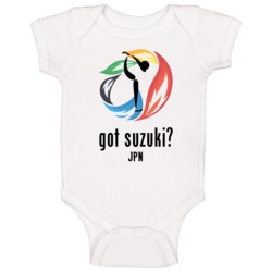 Akiko Suzuki Jpn Sochi Figure Skating Baby One Piece Akiko Suzuki Jpn Sochi Figure Skating Baby One Piece
