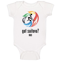Alexandra Saitova Rus Sochi Winter Olympic Curling Baby One Piece Alexandra Saitova Rus Sochi Winter Olympic Curling Baby One Piece