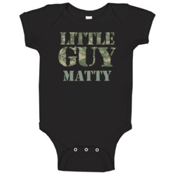 Little Guy Matty Personalized Name Baby One Piece