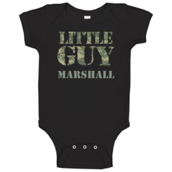 Little Guy Marshall Personalized Name Baby One Piece Little Guy Marshall Personalized Name Baby One Piece