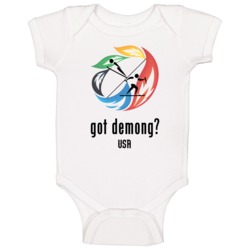 Bill Demong Usa Nordic Combined Ski Baby One Piece