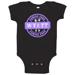 Wyatt Coming Soon Cute Maternity Baby One Piece