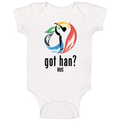 Brooklee Han Aus Sochi  Figure Skating Baby One Piece