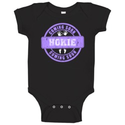 Hokie Coming Soon Cute Maternity Baby One Piece Hokie Coming Soon Cute Maternity Baby One Piece