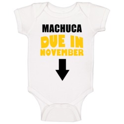 Machuca Due In November Last Name Maternity Baby One Piece Machuca Due In November Last Name Maternity Baby One Piece