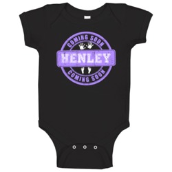 Henley Coming Soon Cute Maternity Baby One Piece Henley Coming Soon Cute Maternity Baby One Piece