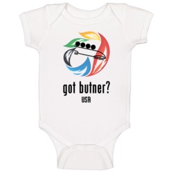Cory Butner Usa Sochi Bobsleigh Winter Olympic Baby One Piece Cory Butner Usa Sochi Bobsleigh Winter Olympic Baby One Piece