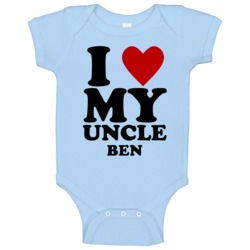 I Love My Uncle Ben Kids Baby One Piece I Love My Uncle Ben Kids Baby One Piece
