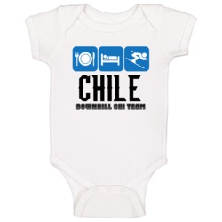 Chile Downhill Ski Team Winter Olympic Baby One Piece