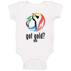 Gracie Gold Usa Sochi  Figure Skating Baby One Piece