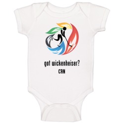 Hayley Wickenheiser Can Olympic Hockey Baby One Piece Hayley Wickenheiser Can Olympic Hockey Baby One Piece