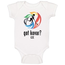 Jakub Kovar Cze Olympic Hockey Baby One Piece Jakub Kovar Cze Olympic Hockey Baby One Piece