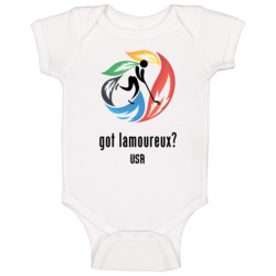 Jocelyne Lamoureux Usa Olympic Hockey Baby One Piece Jocelyne Lamoureux Usa Olympic Hockey Baby One Piece