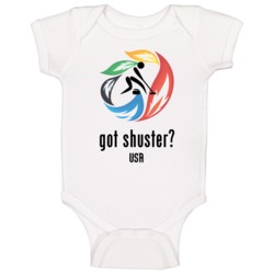 John Shuster Usa Sochi Winter Olympic Curling Baby One Piece John Shuster Usa Sochi Winter Olympic Curling Baby One Piece