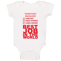 Territory Manager Best Job Ever Occupation Baby One Piece Territory Manager Best Job Ever Occupation Baby One Piece