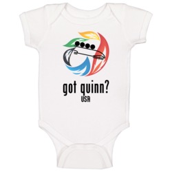 Johnny Quinn Usa Sochi Bobsleigh Winter Olympic Baby One Piece Johnny Quinn Usa Sochi Bobsleigh Winter Olympic Baby One Piece