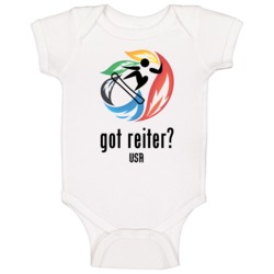 Justin Reiter Usa Olympic Snowboarding Baby One Piece Justin Reiter Usa Olympic Snowboarding Baby One Piece