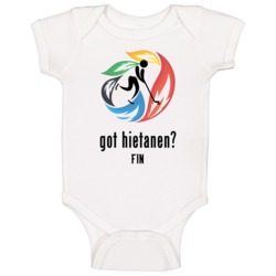 Juuso Hietanen Fin Olympic Hockey Baby One Piece Juuso Hietanen Fin Olympic Hockey Baby One Piece