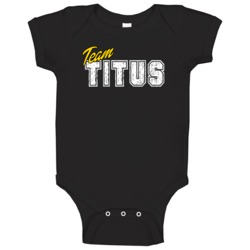 Team Titus Cool Custom Family Sports Last Name Reunion Baby One Piece Team Titus Cool Custom Family Sports Last Name Reunion Baby One Piece