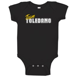 Team Toledano Cool Custom Family Sports Last Name Reunion Baby One Pie Team Toledano Cool Custom Family Sports Last Name Reunion Baby One Pie