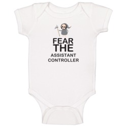 Fear The Assistant Controller Occupation Baby One Piece Fear The Assistant Controller Occupation Baby One Piece