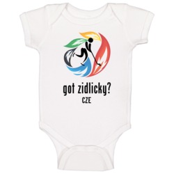 Marek Zidlicky Cze Olympic Hockey Baby One Piece Marek Zidlicky Cze Olympic Hockey Baby One Piece