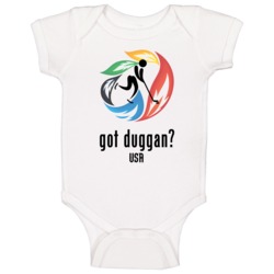 Meghan Duggan Usa Olympic Hockey Baby One Piece Meghan Duggan Usa Olympic Hockey Baby One Piece