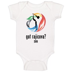 Nicole Rajicova Svk Sochi Figure Skating Baby One Piece Nicole Rajicova Svk Sochi Figure Skating Baby One Piece