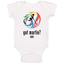Paul Martin Usa Olympic Hockey Baby One Piece Paul Martin Usa Olympic Hockey Baby One Piece