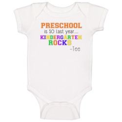 Kindergarten Rocks Tee Kids School Baby One Piece Kindergarten Rocks Tee Kids School Baby One Piece