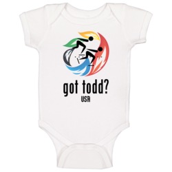 Sugar Todd Usa Speed Skating Baby One Piece Sugar Todd Usa Speed Skating Baby One Piece
