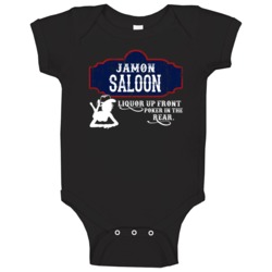 Jamon Saloon First Name Baby One Piece Jamon Saloon First Name Baby One Piece