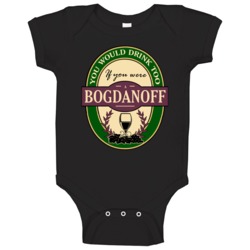 Drink If You Are A Bogdanoff Funny Wine Party Label Inspired Baby One Drink If You Are A Bogdanoff Funny Wine Party Label Inspired Baby One